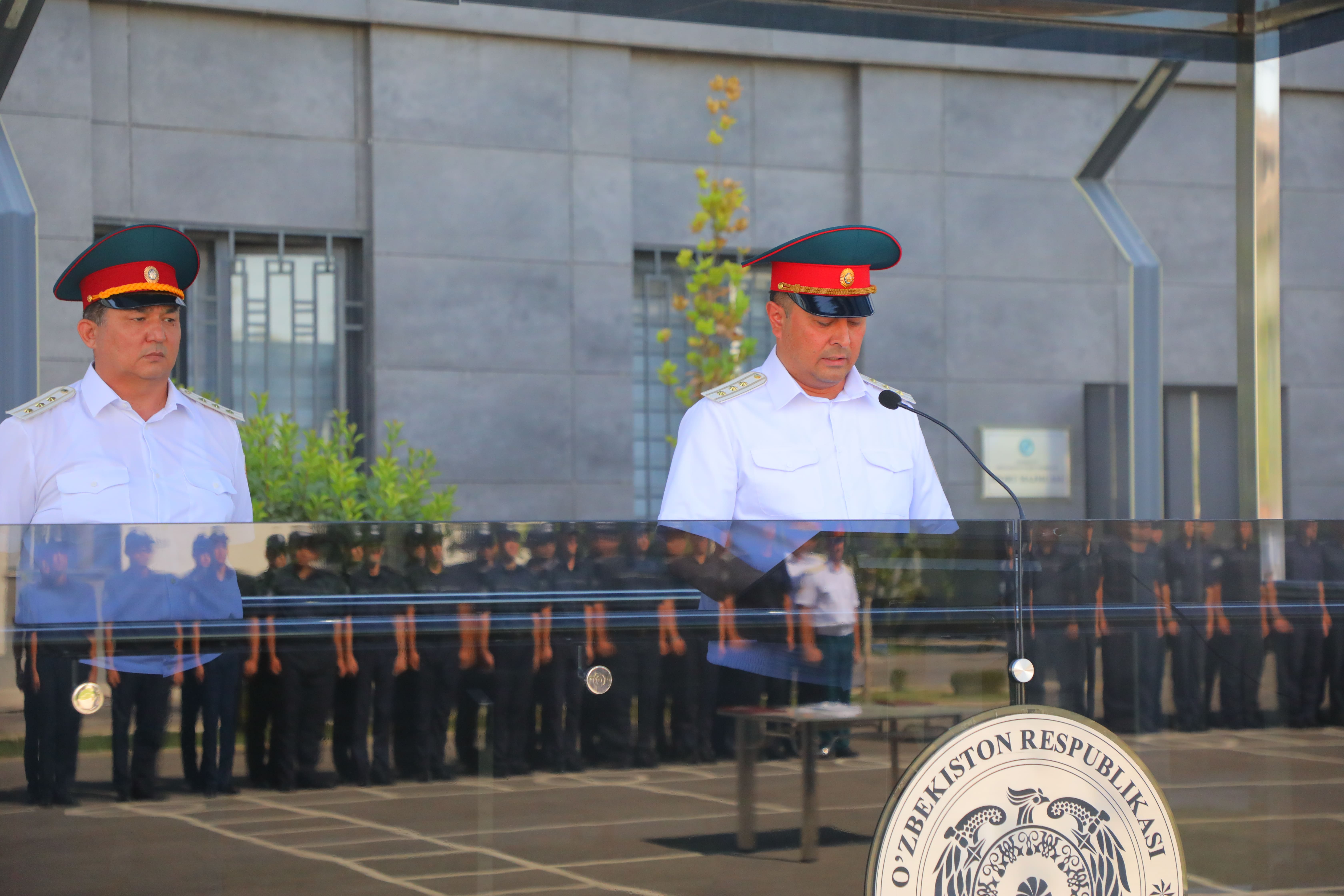 Ichki ishlar vazirligi Toshkent mintaqaviy o‘quv markazida navbatdagi tantanali Qasamyod qabul qilish tadbiri bo‘lib o‘tdi