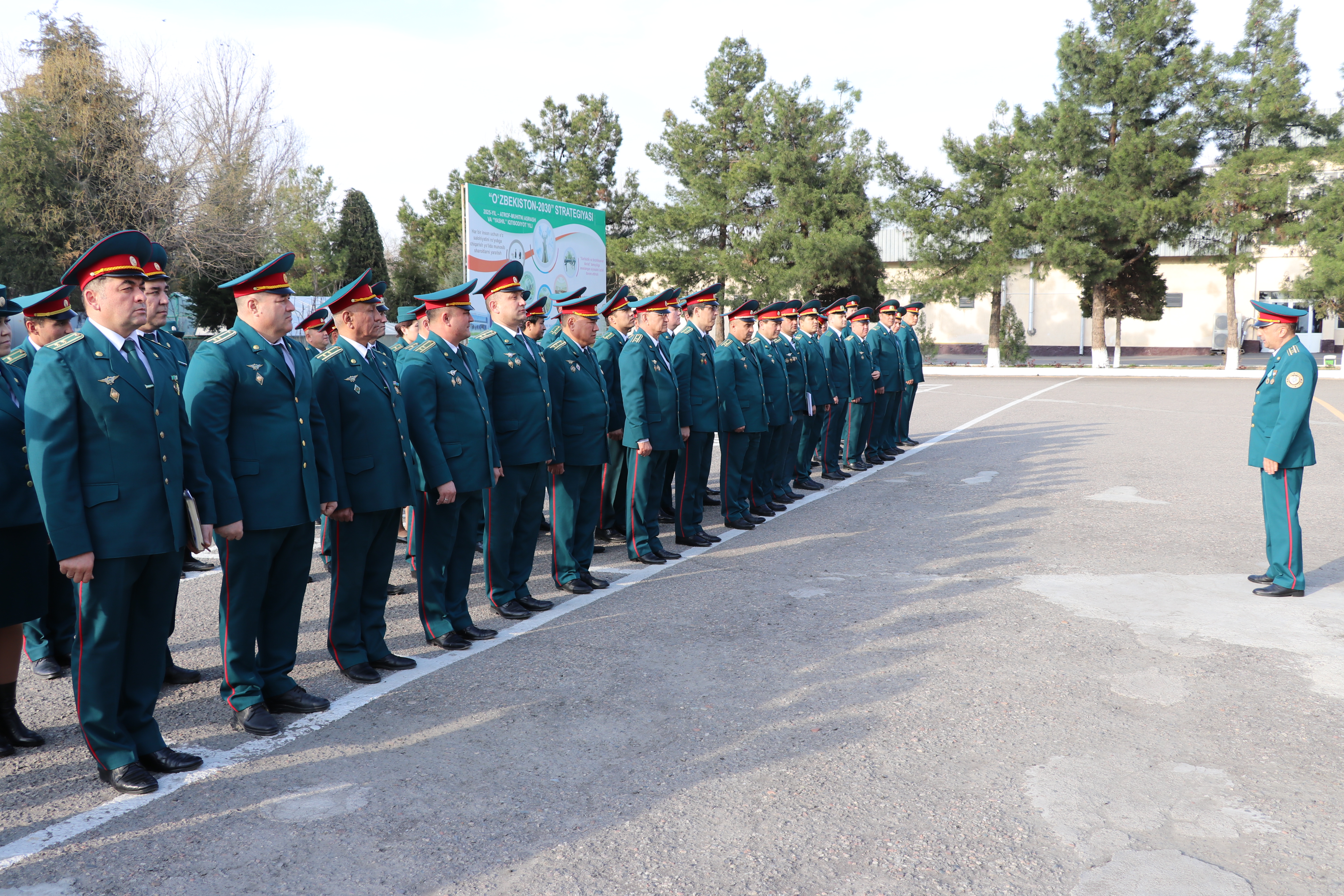 ​​​​​​​Saf ko‘rigi —intizom sabog‘i